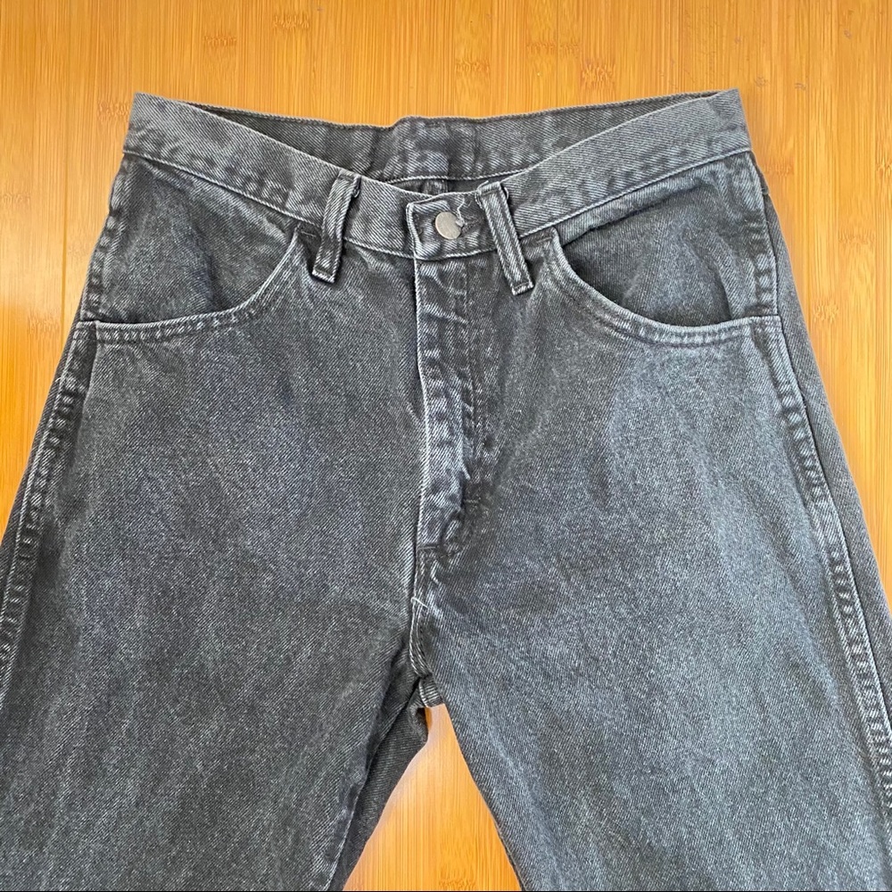 Vintage bootcut Rustler high waisted black jeans